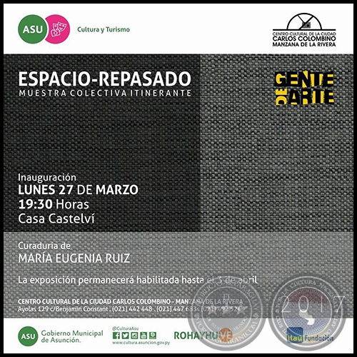 ESPACIO-REPASADO - Muestra Colectiva Itinerante - Obra de Gaby Daz de Espada - Lunes 27 de Marzo de 2017